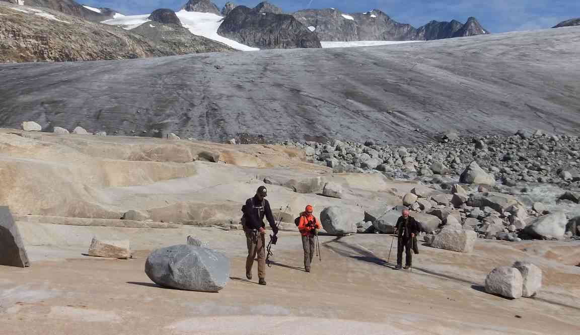 Il y a 10 ans ces dalles étaient sous la glace, le 15 juillet 2017