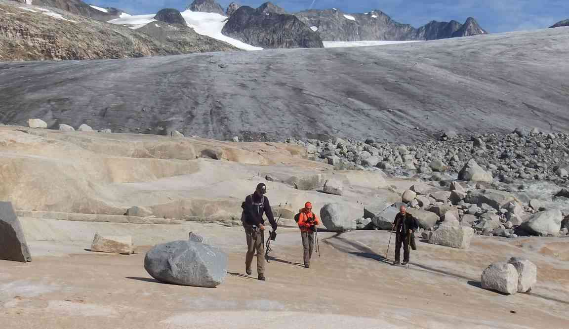 Il y a 10 ans ces dalles étaient sous la glace, le 15 juillet 2017